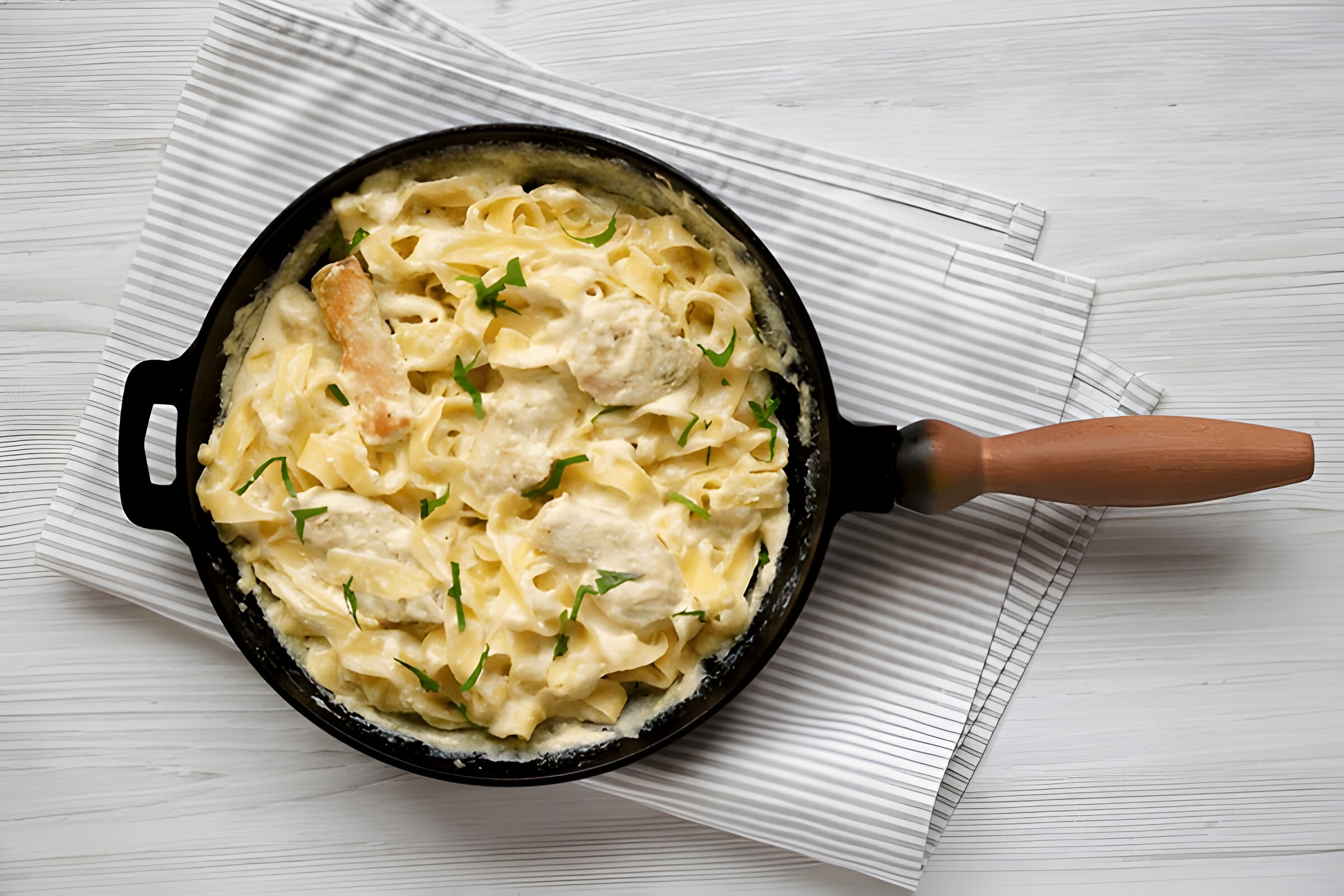 Chicken Alfredo Casserole