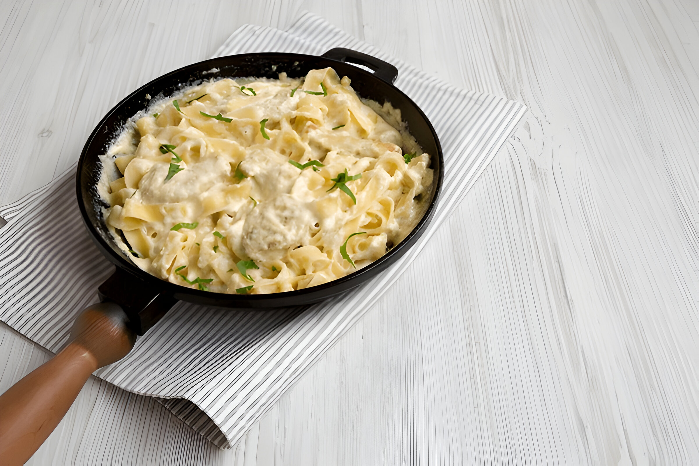 Chicken Alfredo Casserole