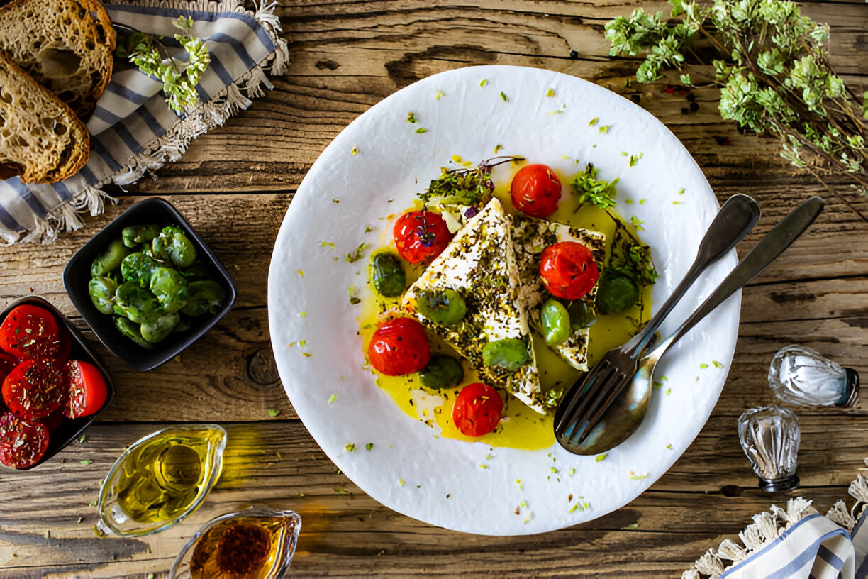 Baked Feta Soup