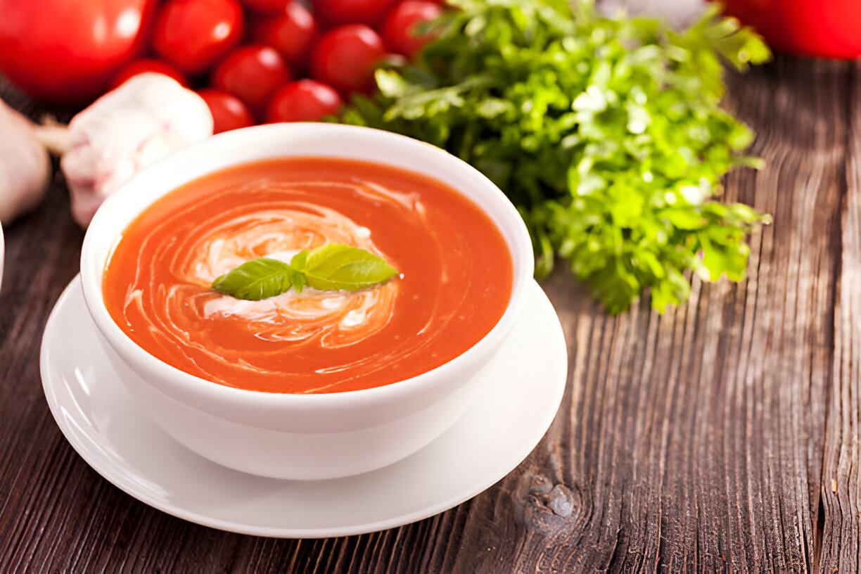 Creamy Parm Tomato Soup
