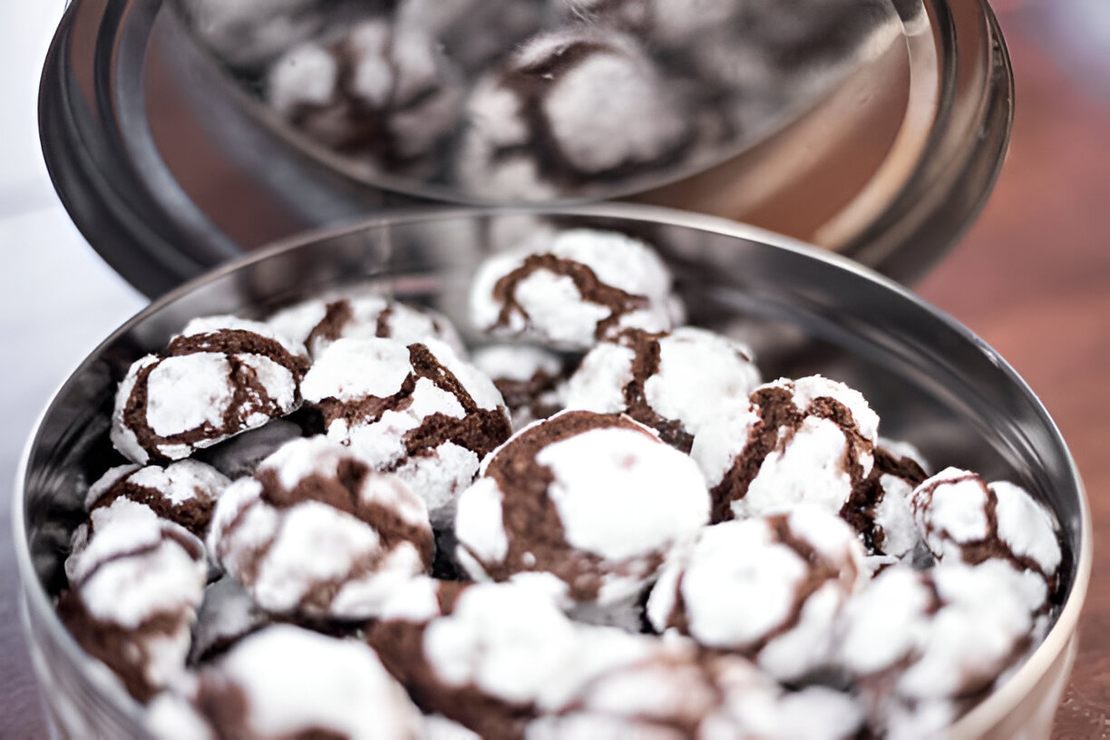 Chocolate Snowball Cookies