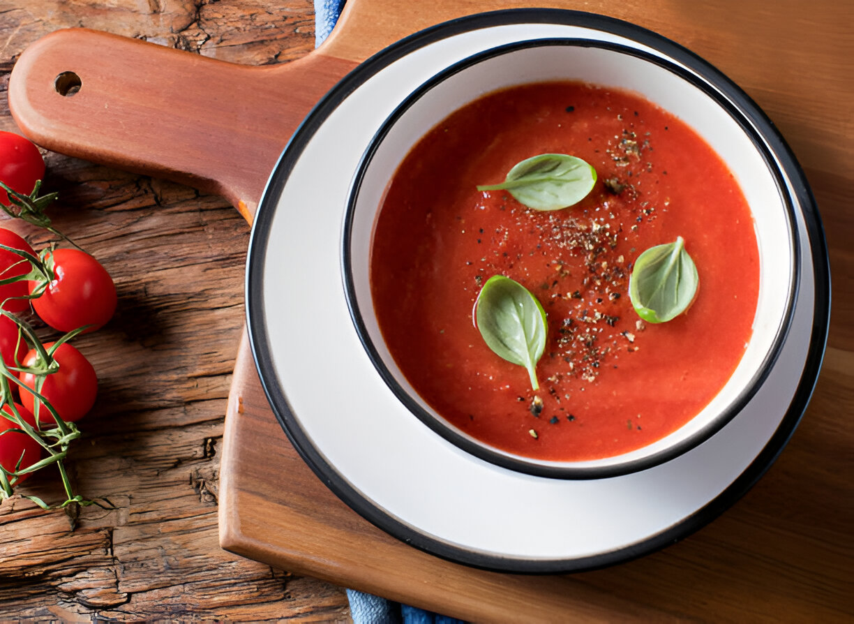 ROASTED TOMATO BASIL SOUP