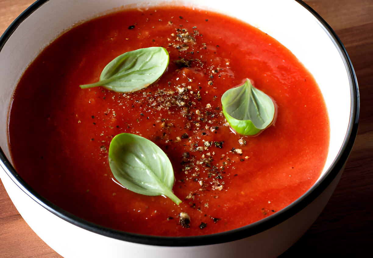 ROASTED TOMATO BASIL SOUP