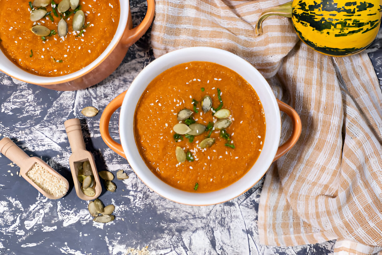 Roasted Acorn Squash Soup