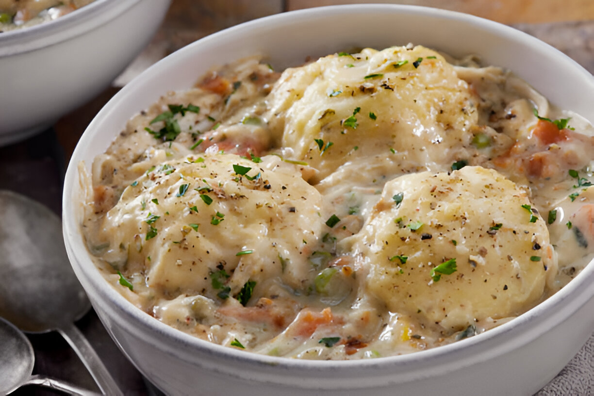 Slow Cooker Chicken and Dumplings