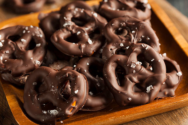 chocolate dipped pretzels