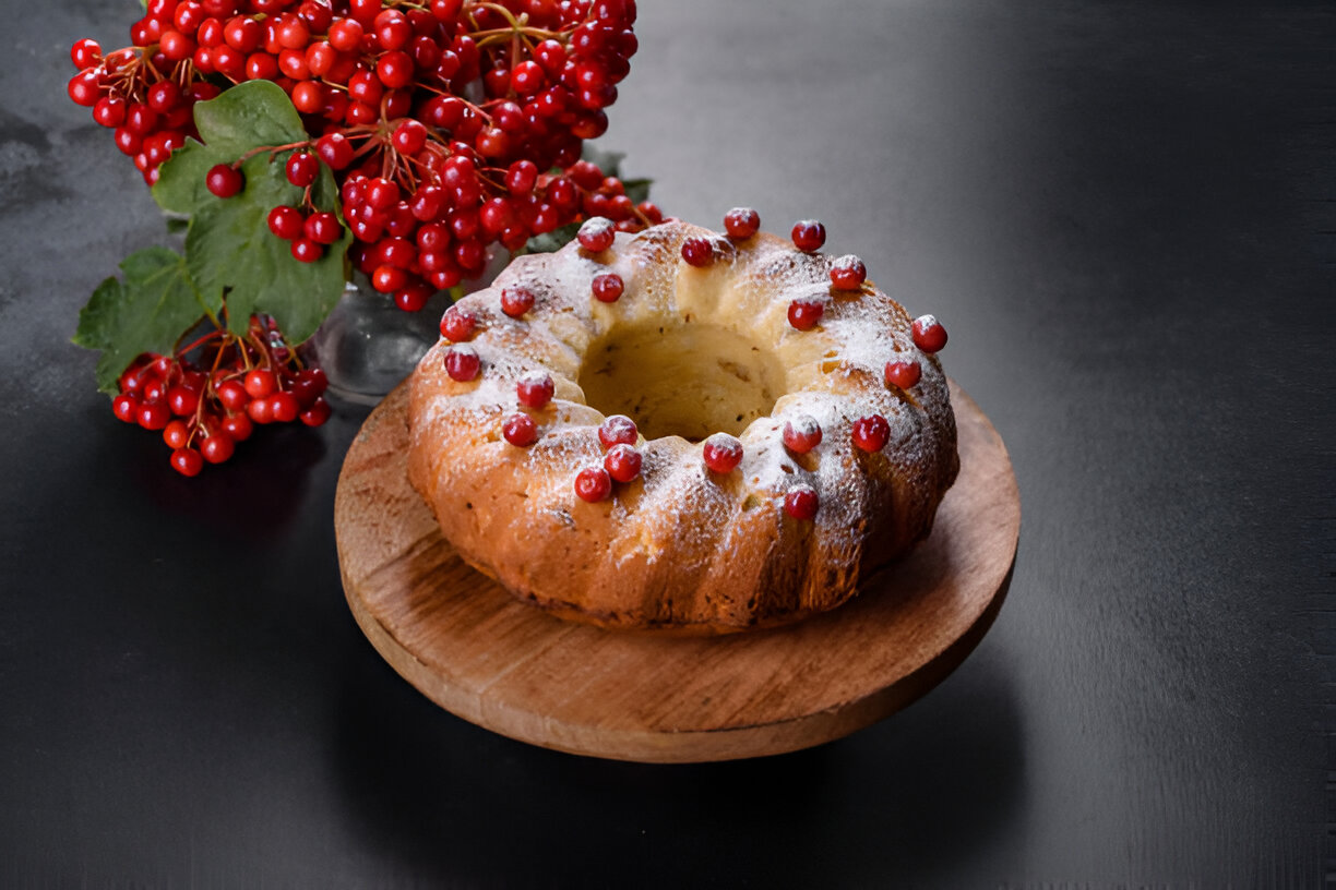 cranberry christmas cake