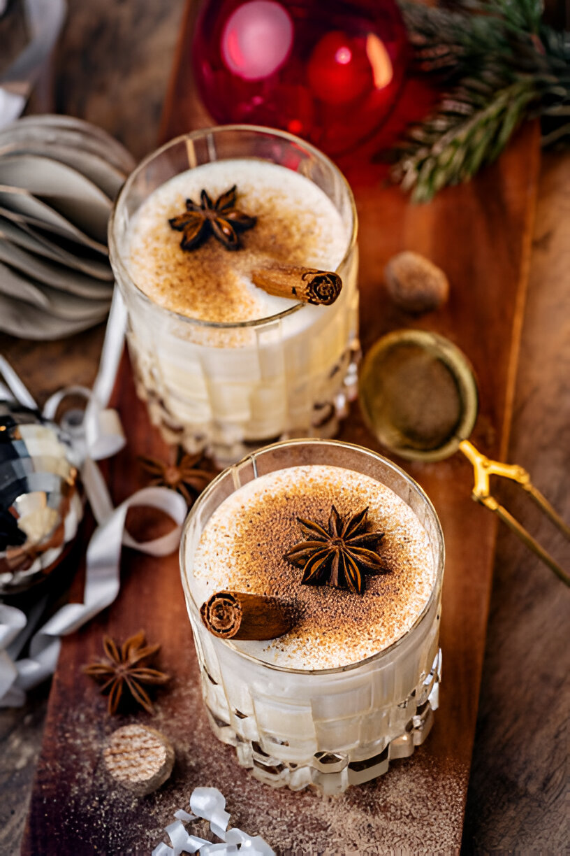 eggnog cocktails