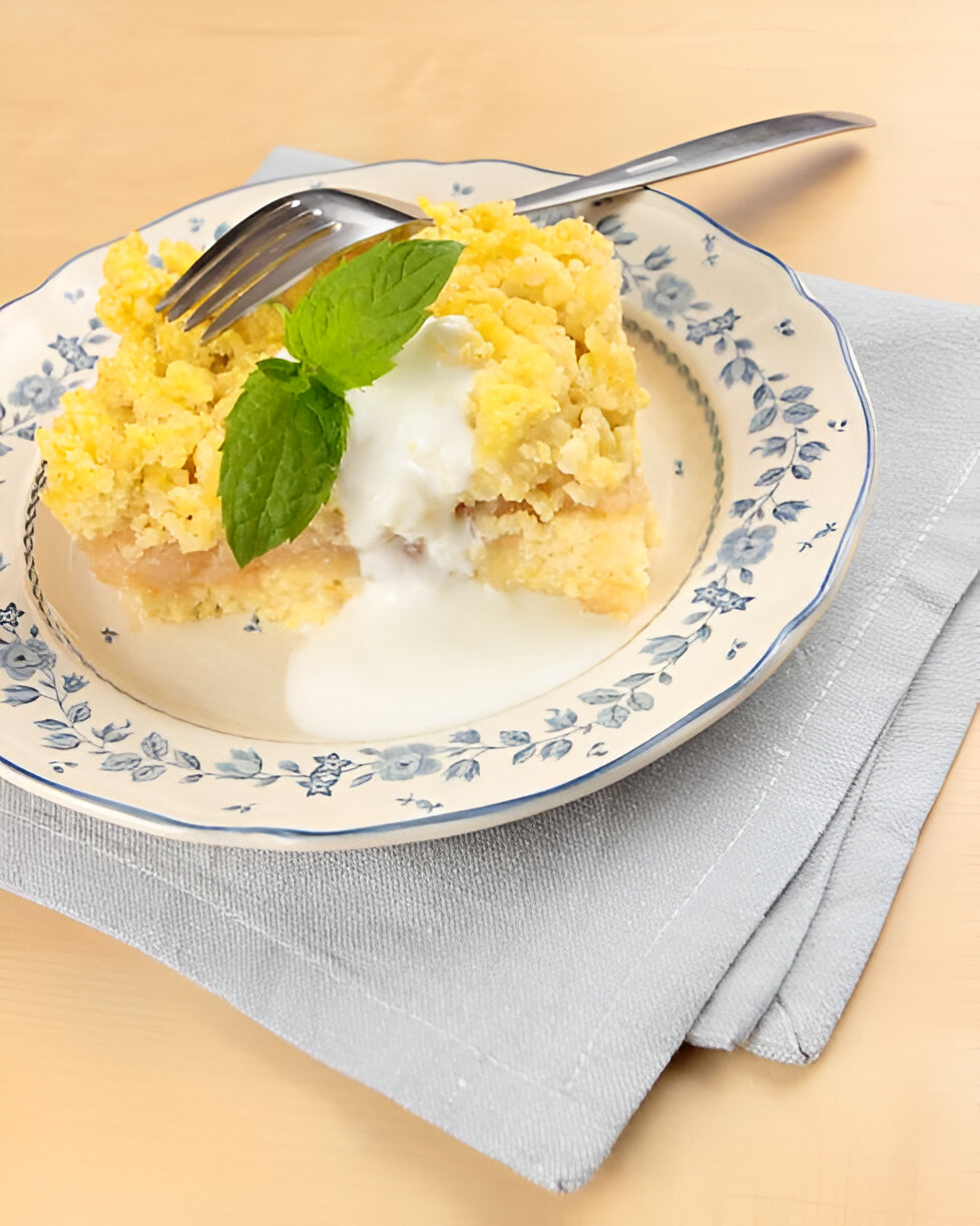 eggnog poke cake