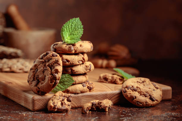 peppermint chocolate chip cookies