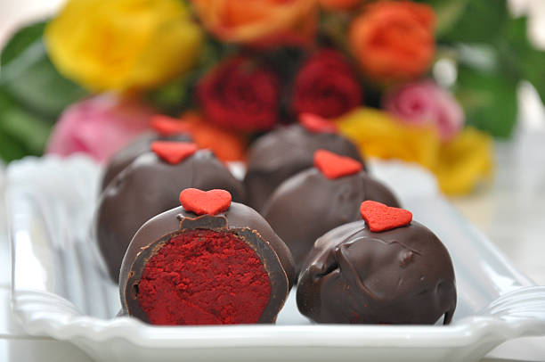 red velvet truffles