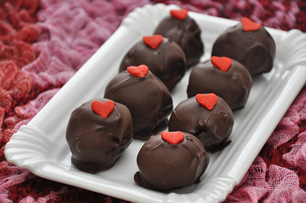 red velvet truffles