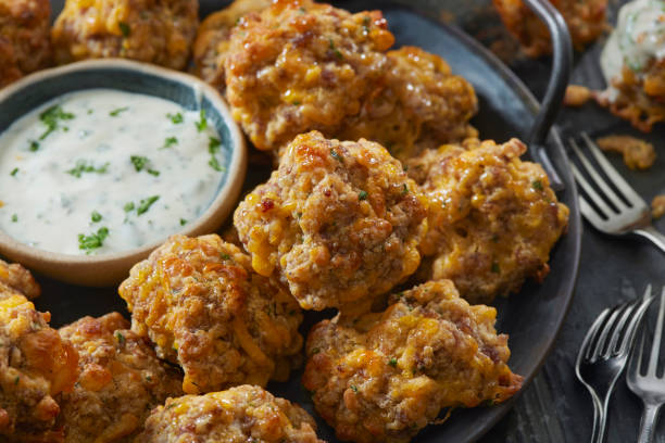 sausage balls with cream cheese