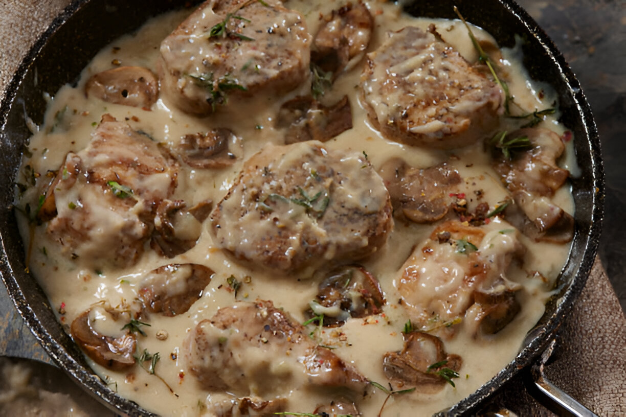 slow cooker garlic butter steak bites