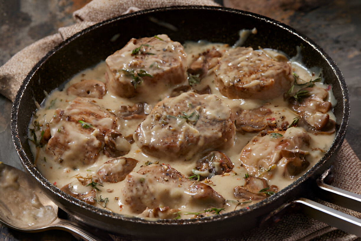 slow cooker garlic butter steak bites