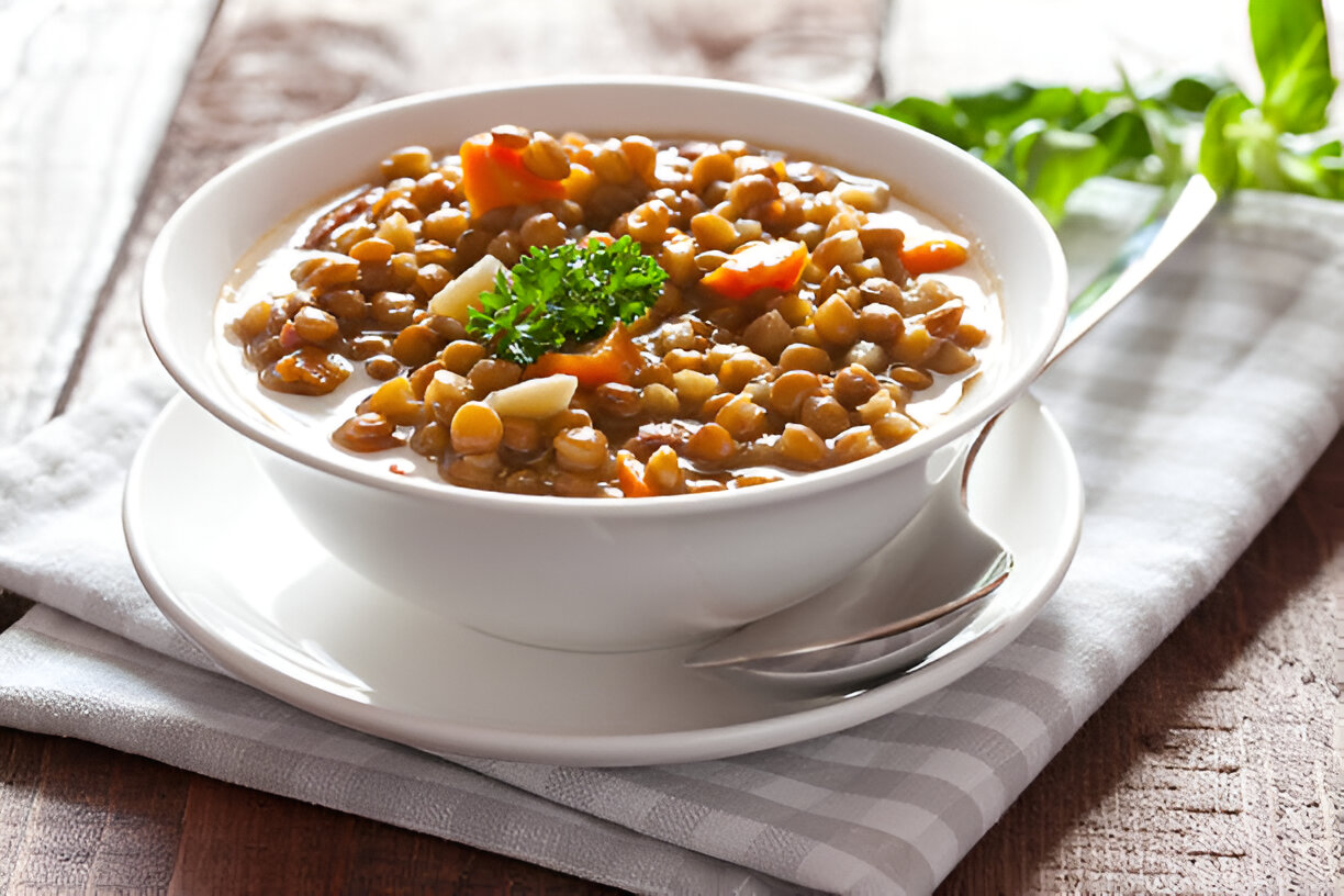 slow cooker lentil soup