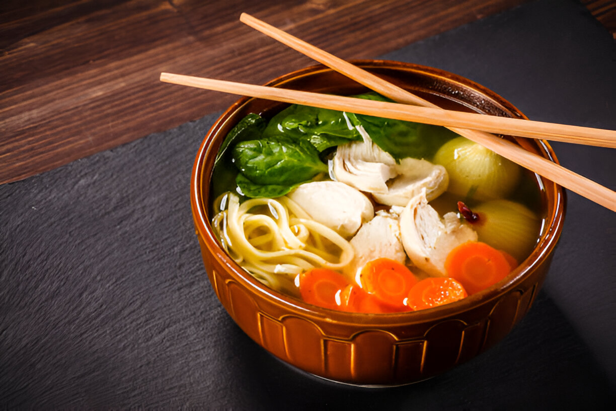 Creamy Chicken Ramen Soup