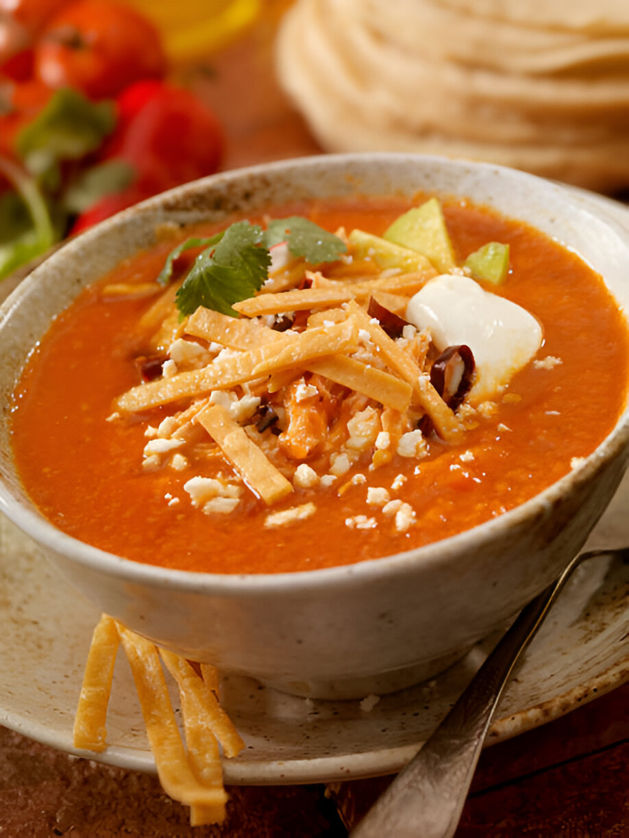 Slow-Cooker Chicken Tortilla Soup