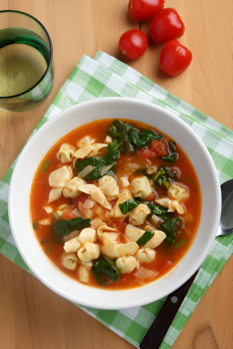 Spinach Tortellini Soup