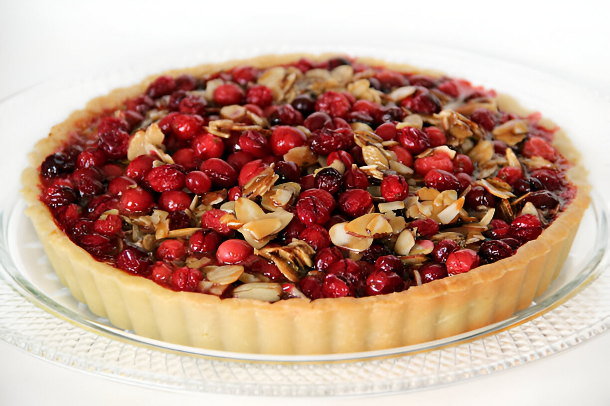 cranberry tart