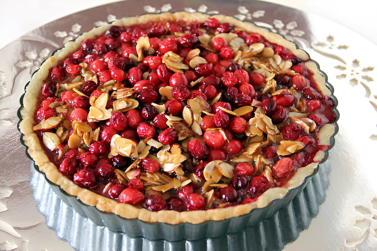 cranberry tart