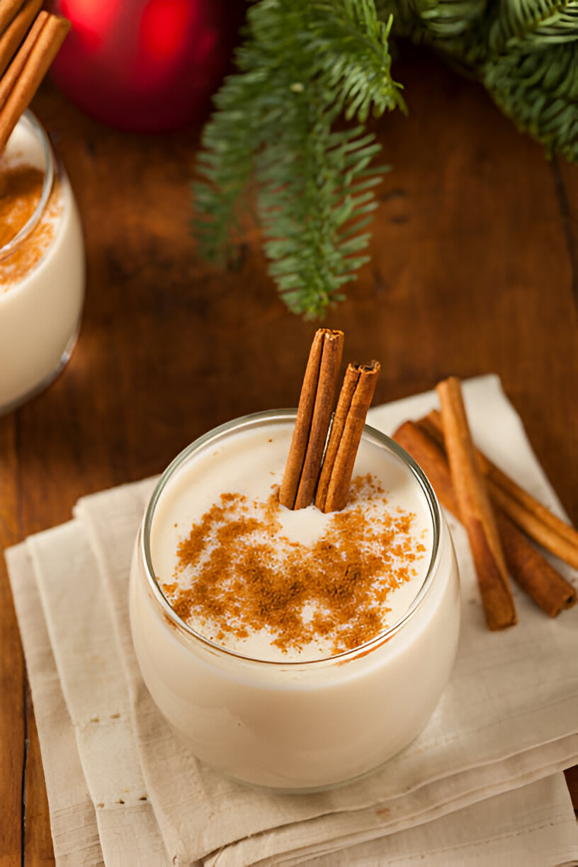 homemade eggnog