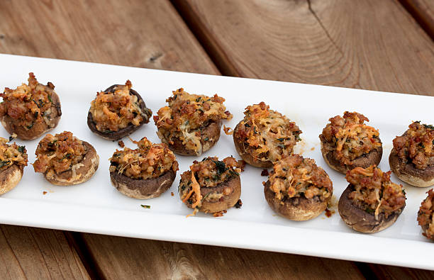 sausage stuffed mushrooms