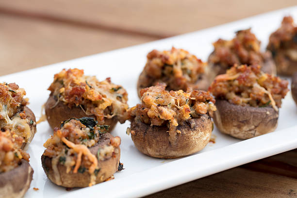 sausage stuffed mushrooms