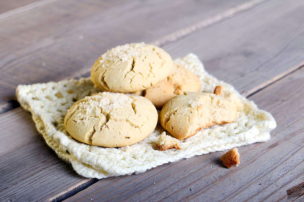 vanilla crinkle cookies