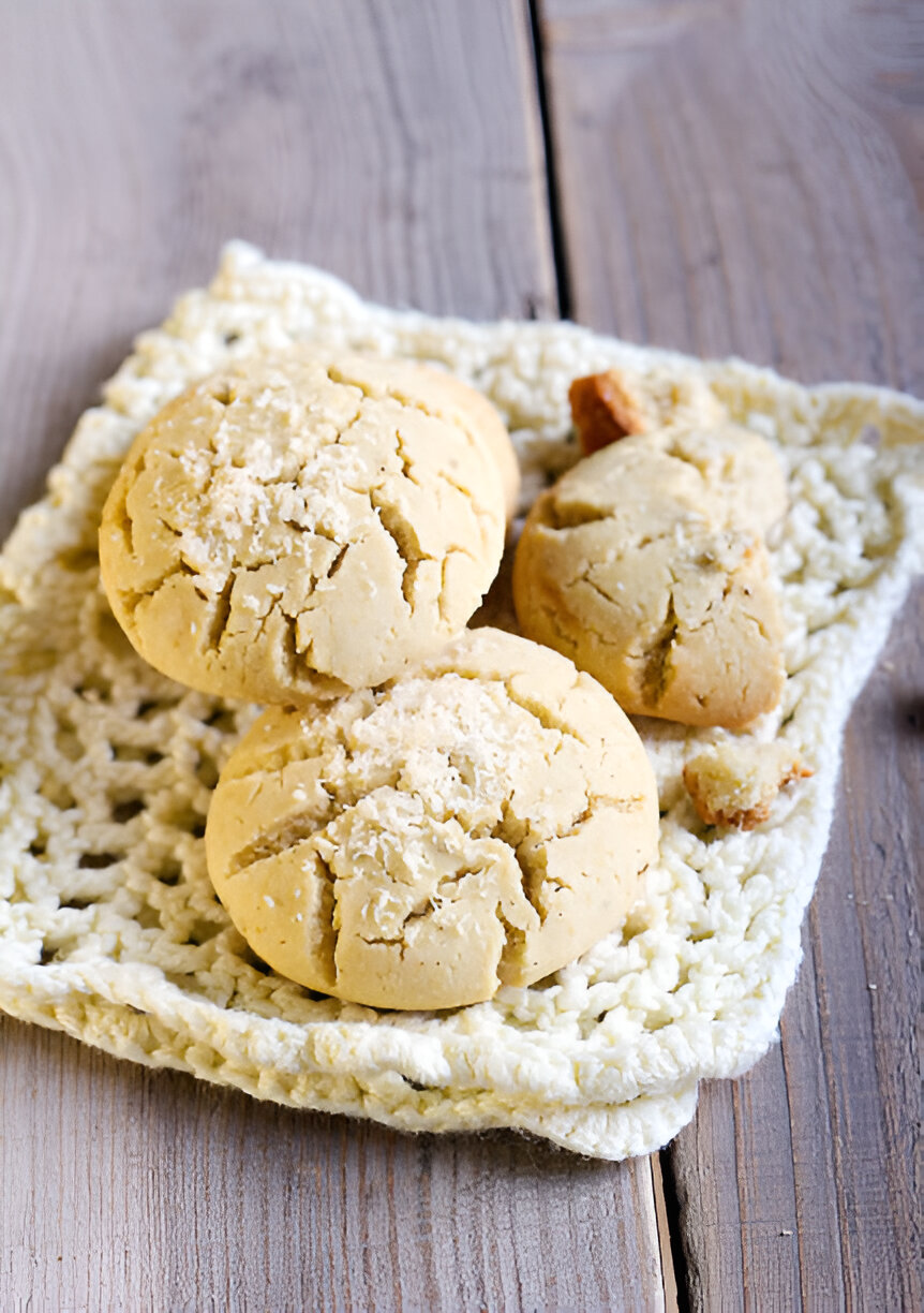 vanilla crinkle cookies