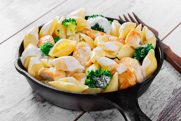 Cheesy Chicken & Broccoli Shells