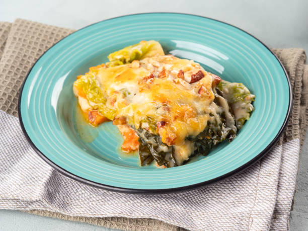 Cheesy Chicken, Spinach, and Artichoke Lasagna