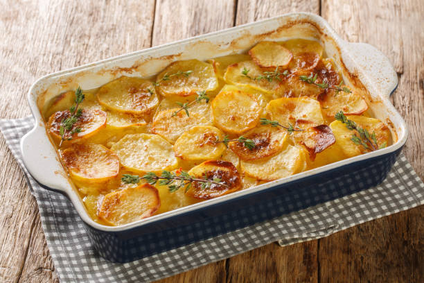 Cheesy Garlic Scalloped Potatoes