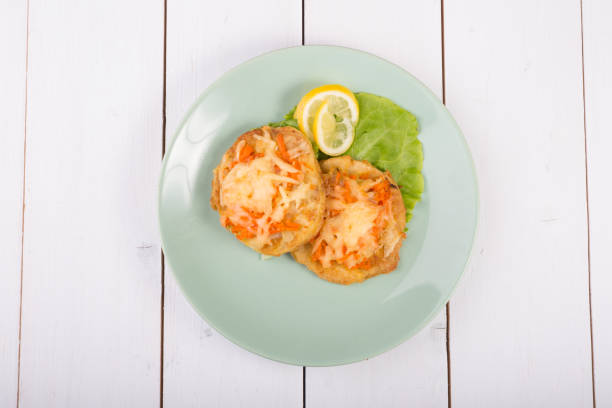 Crab Stuffed Cheddar Bay Biscuits with Lemon Butter