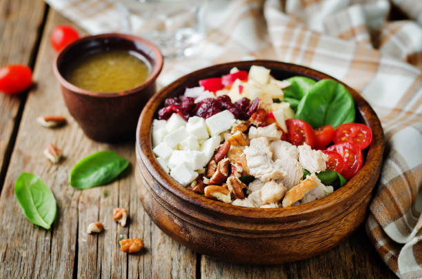 Cranberry Apple Pecan Chicken Salad