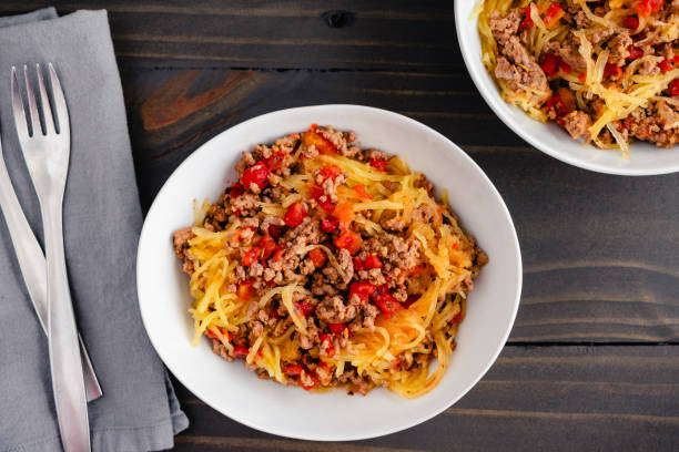 Crockpot Taco Spaghetti