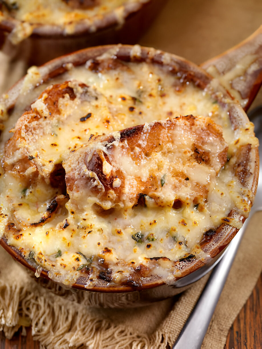 French Onion Gnocchi Soup