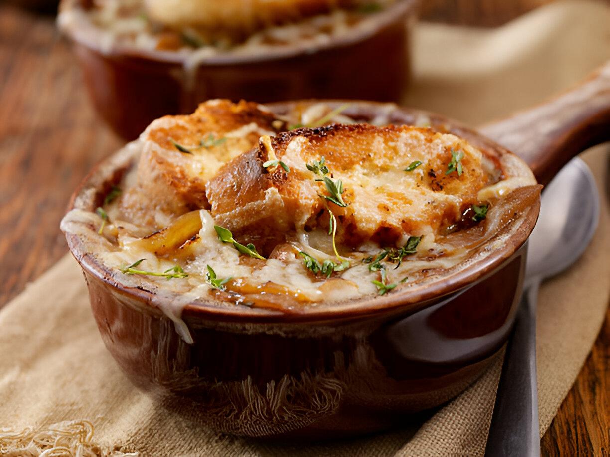 French Onion Gnocchi Soup