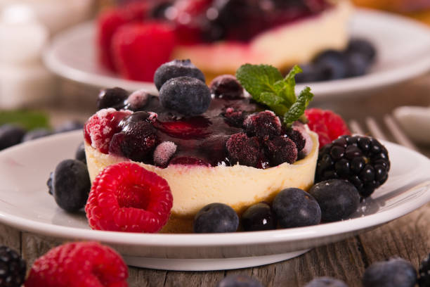 Juicy Blackberry Cheesecake