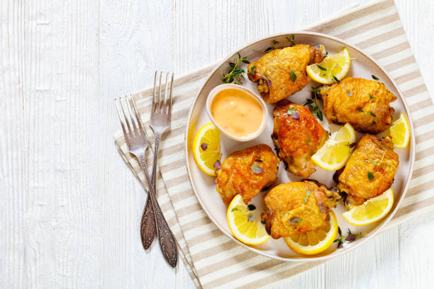 Lemon Garlic Chicken Bites