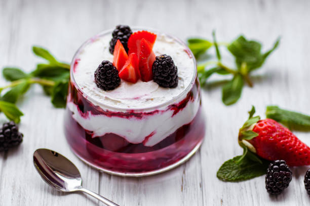 Lemon-Infused Blueberry and Blackberry Cream Cheese Delight