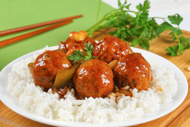 Pineapple Teriyaki Chicken Meatballs