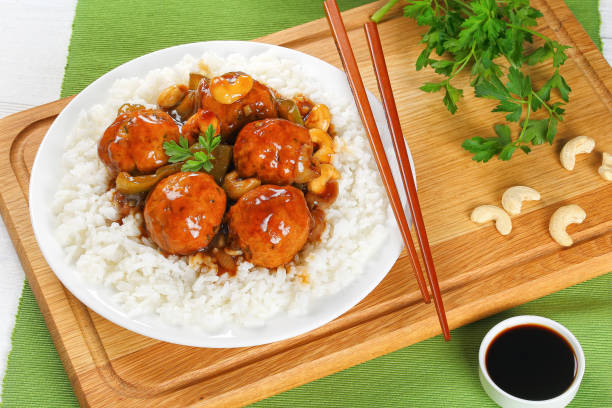 Pineapple Teriyaki Chicken Meatballs