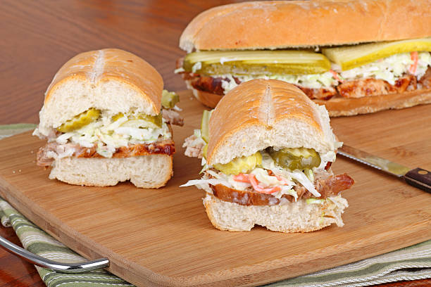 Slow Cooker Chicken Bacon Ranch Sandwiches 