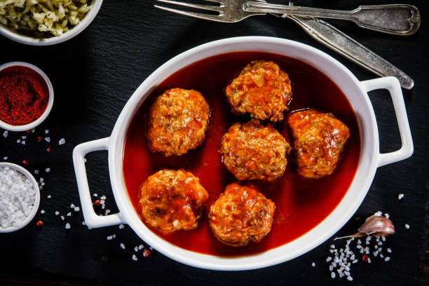 Slow Cooker French Onion Meatballs