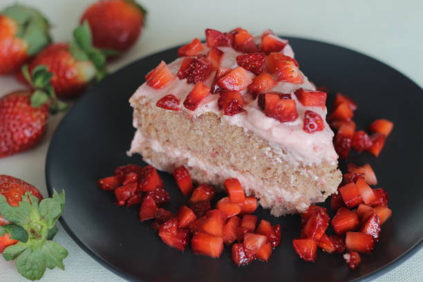 Strawberry Crunch Poke Cake