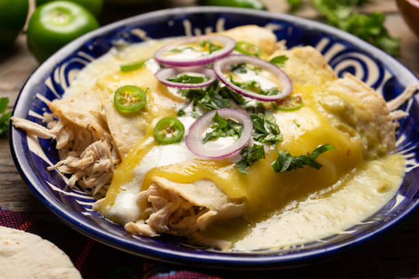 White Chicken Enchilada Skillet