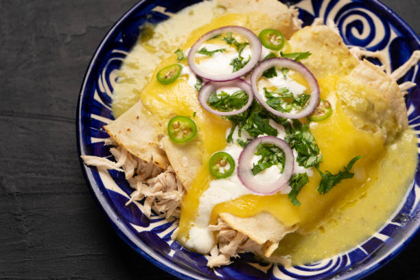 White Chicken Enchilada Skillet