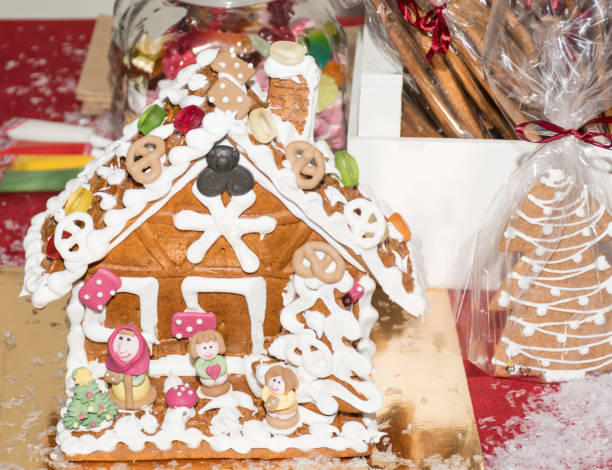 easter gingerbread house