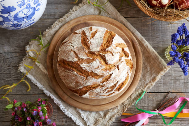 easter sourdough bread